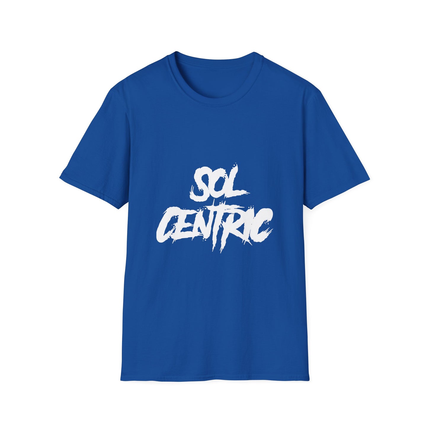 Sol Centric Graphic T‑Shirt — Urban Brushstroke Logo Tee