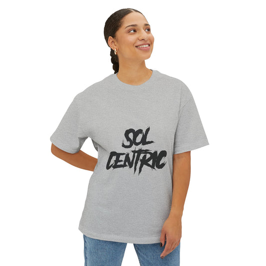 Sol Centric Graphic Tee — Oversized Boxy Unisex T‑Shirt