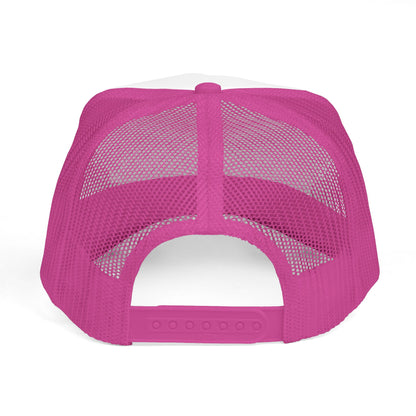 Sol Centric Trucker Hat — Bold Brush Script Mesh Cap