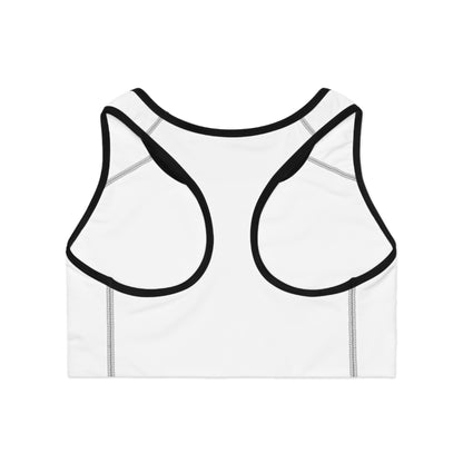 SOL Centric Sports Bra — Minimal Logo Athletic Crop Top