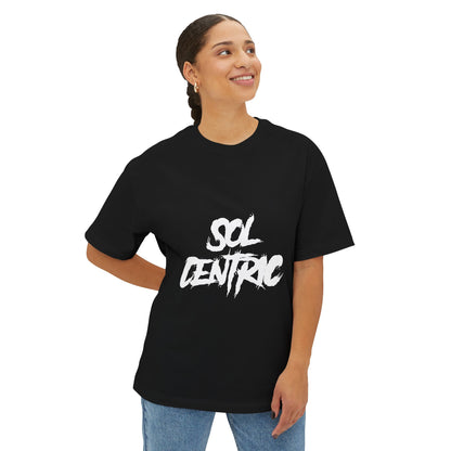 Sol Centric Graphic Tee — Oversized Boxy Unisex T‑Shirt