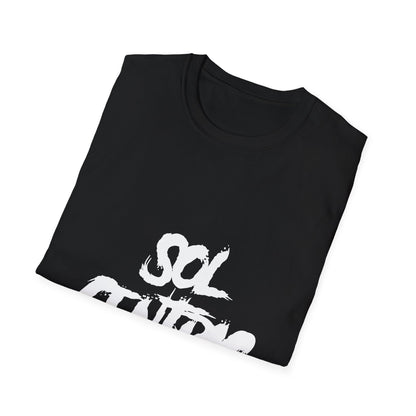 Sol Centric Graphic T‑Shirt — Urban Brushstroke Logo Tee