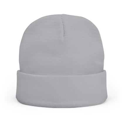 SOL CENTRIC Embroidered Knit Beanie — Cozy Winter Hat with Script Logo
