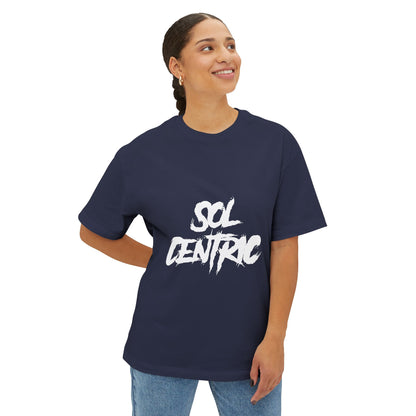 Sol Centric Graphic Tee — Oversized Boxy Unisex T‑Shirt
