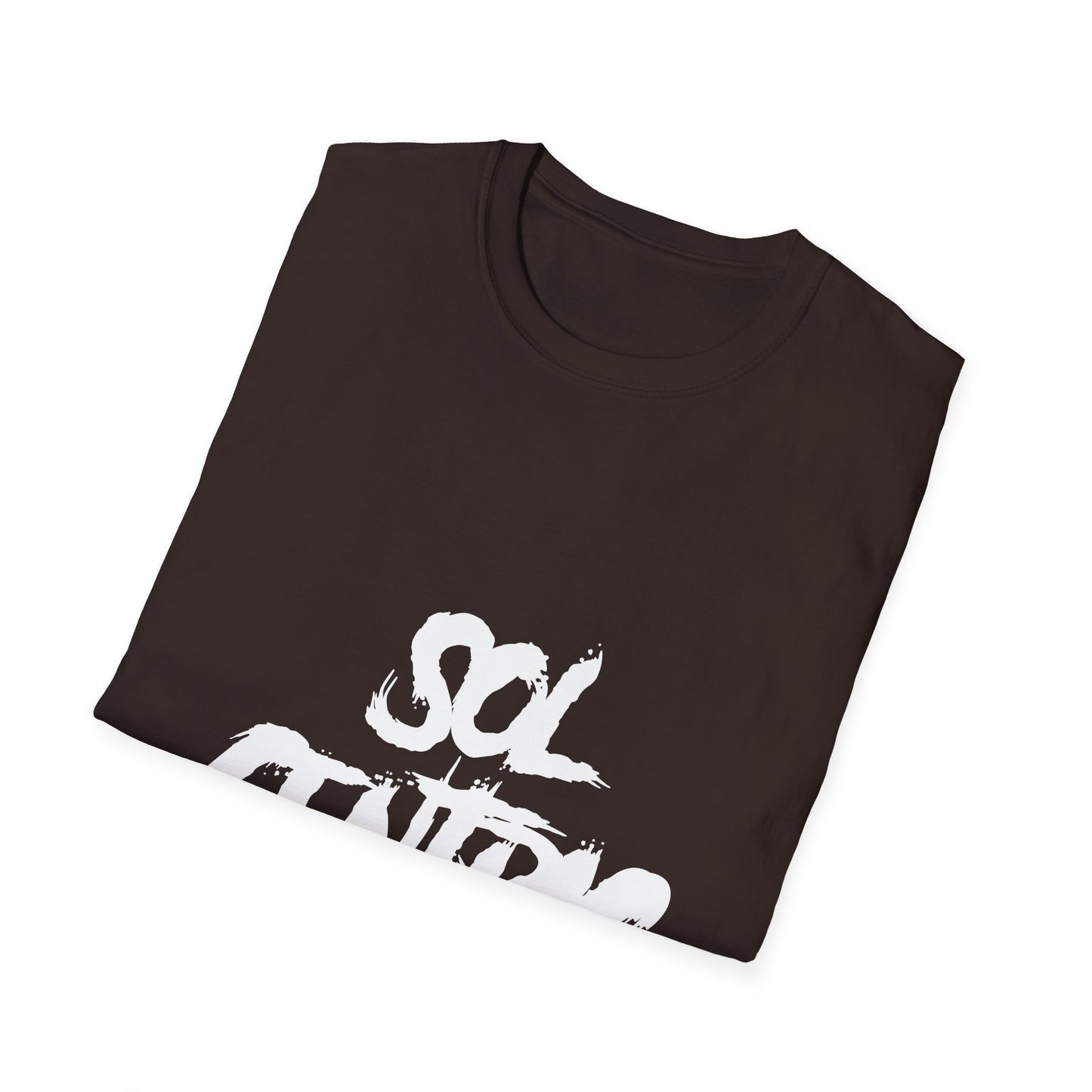 Sol Centric Graphic T‑Shirt — Urban Brushstroke Logo Tee