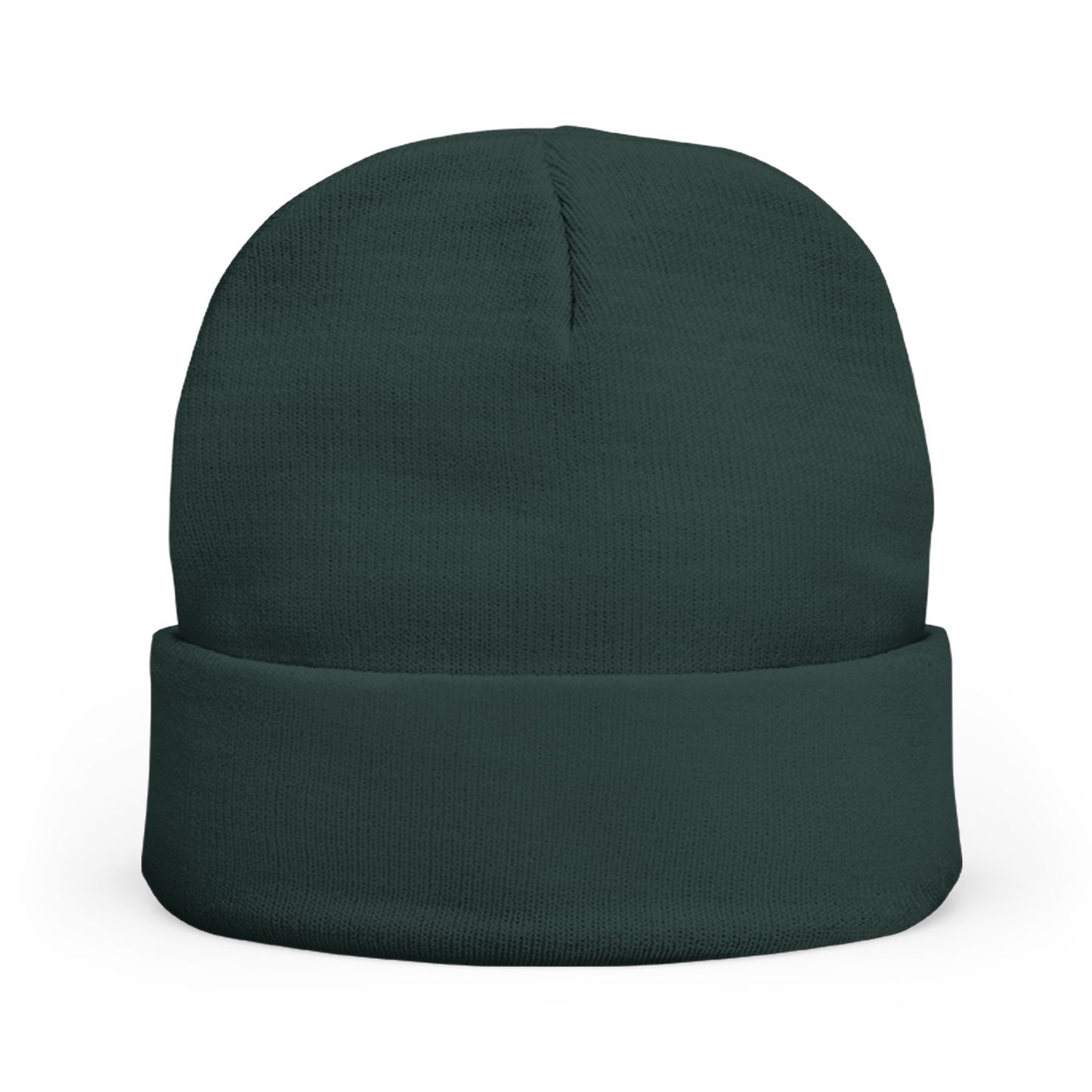 SOL CENTRIC Embroidered Knit Beanie — Cozy Winter Hat with Script Logo