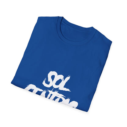 Sol Centric Graphic T‑Shirt — Urban Brushstroke Logo Tee