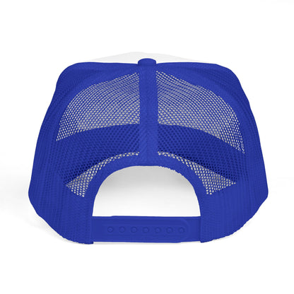 Sol Centric Trucker Hat — Bold Brush Script Mesh Cap