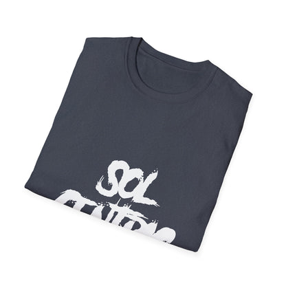 Sol Centric Graphic T‑Shirt — Urban Brushstroke Logo Tee