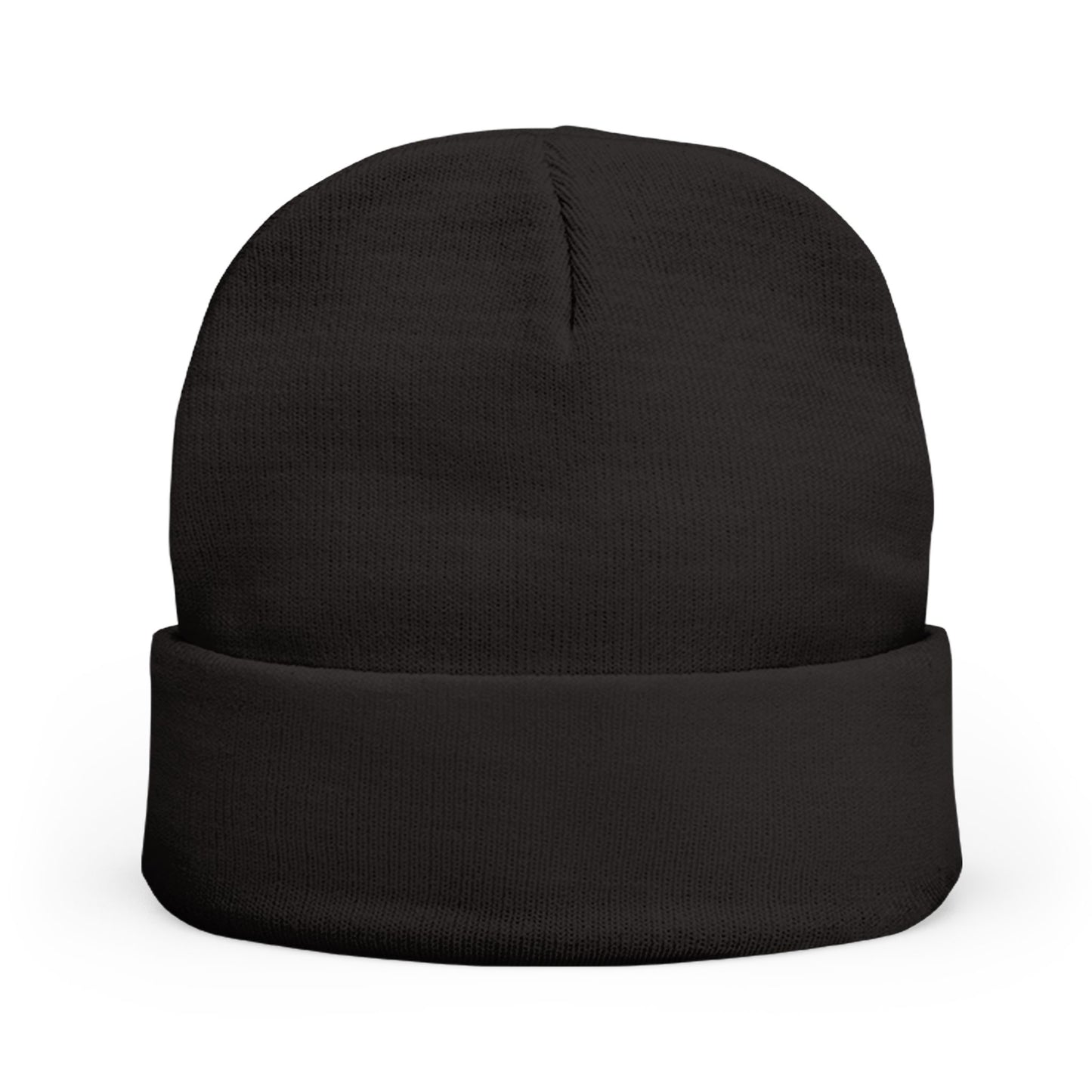 SOL CENTRIC Embroidered Knit Beanie — Cozy Winter Hat with Script Logo