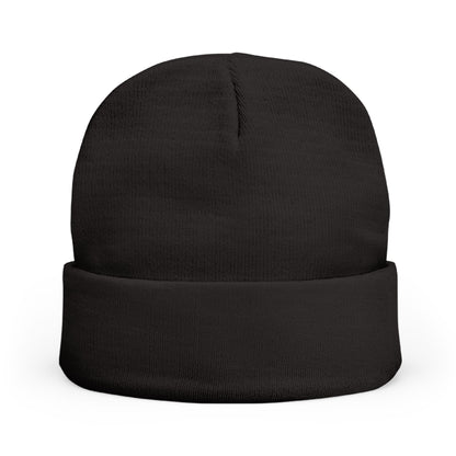 SOL CENTRIC Embroidered Knit Beanie — Cozy Winter Hat with Script Logo